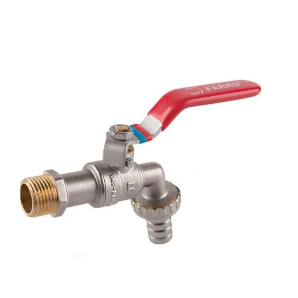 Kogeltapkraan met slangaansluiting 1/2″ Merkproduct