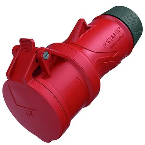 Populair CEE contrastekker 32A, 5 polig rood