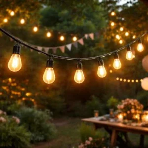LED Prikkabel 10 Meter – Inclusief 10x 1W E27 LED Lampen – Warm Wit Must-Have