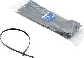 Betaalbaar Tie Wraps 300 x 7,6 mm zwart UV bestendig 100 stuks