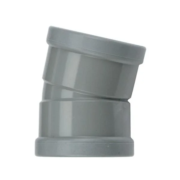 Must-Have Wavin PVC Bocht 15° 2 x Mof 160 mm Manchet SN4