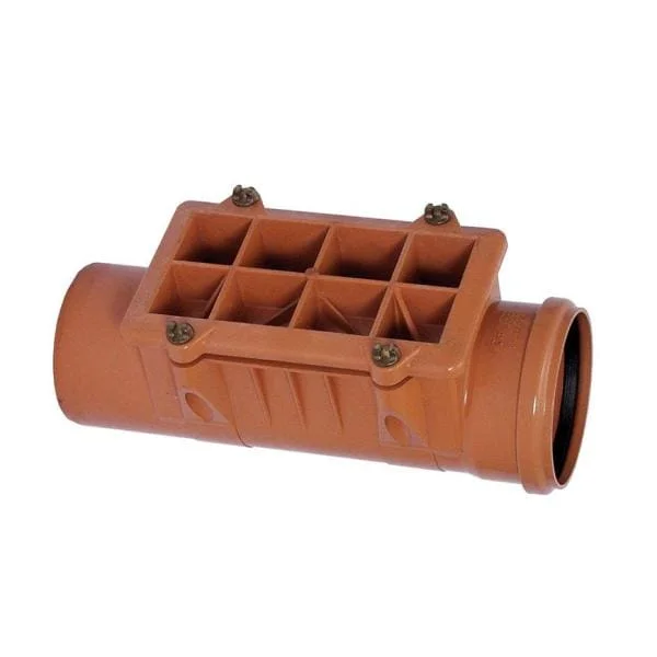 Wavin PVC Ontstoppingstuk + Klemdeksel Spie-Mof 125 mm Manchet SN4 Veilige Betaling