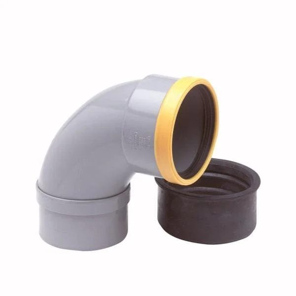 Hoge Kwaliteit Wavin PVC Betoninlaat 90° Mof 160 mm Manchet SN8