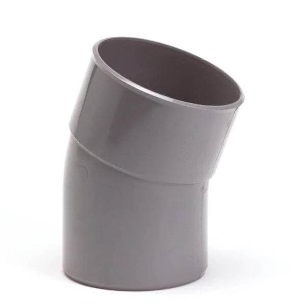 Laatste Versie Nicoll PVC Bocht 22° Spie-Mof 75 mm Lijm Grijs