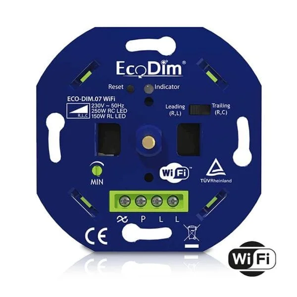 ECO-Dim Led dimmer Druk/Draai 0-250 Watt Shop Nu
