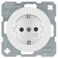 Voordeelprijs Berker 47232089 R.1/R.3 Wandcontactdoos met randaarde Polarwit (verhoogd aanraakveilig)