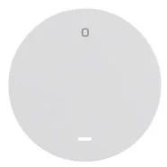 Betaalbaar Berker 16242089 R.1/R.3 Wip met opdruk "0" en Lens Polarwit Glanzend