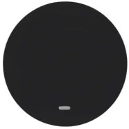 Finale Uitverkoop Berker 16212045 R.1/R.3 Wip met Lens Zwart Glanzend