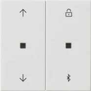 Betaalbaar Gira 536703 System 3000 jaloezie- en schakelklok BT System 55 Zuiver wit glanzend