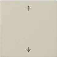 Favoriet Gira 536101 System 3000 opzetstuk bedieningselement pijlsymbolen System 55 Crème wit glanzend