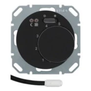 Berker 20342045 R.1/R.3 Thermostaat voor vloerverwarming (maakcontact) Zwart Glanzend Koop Vandaag