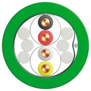 Weekendaanbieding Leoni 1572668 EIB-KNX Gecertificeerd J-H(ST)2Y 2X2X0.8 GN (per meter)