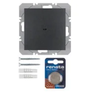 Berker 85655285 S.1/B.3/B.7 Vlakke wandzender 1-voudig Antraciet Gratis Retour