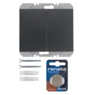 Bestseller Berker 85656275 K.1 Vlakke wandzender 2-voudig Antraciet