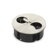 Bachmann 931.000 Inbouwunit Twist Keuken RVS look 2x230V Korting