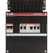 ABB 1SPF006905F0103 Groepenkast HAD3202-20+H42 Hafonorm 2x achter 30mA, 2x direct + HS, 1-f Merkproduct