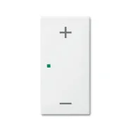 Busch-Jaeger 6237-22-914 Busch-balance SI Bedieningswip 2-voudig rechts met symbool "Volume" Wit Flitsaanbieding