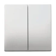 Busch Jaeger 6736 FoH-866 Bedieningswip 2-voudig voor serie Platform 63 Pure stainless steel Korting