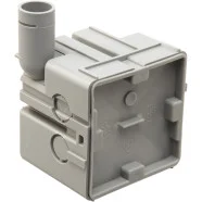 ABB HAF 196 Doos voor montage in de wand/plafond Hafobox Schoonmetselwerkdoos met zij-invoer, 58 mm diep Nieuw