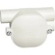 ABB HAF 4208-D S Doos voor montage op de wand/plafond Hafobox Trekdoos dubbel rechts 3x16 mm met deksel Lage Prijs