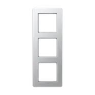 Seizoensaanbieding Jung AF583 BF AL A range A Flow Afdekraam 3-voudig Aluminium