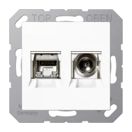 Uitverkoop Jung MMD A 4521 WW Smart-TV-aansluitdoos Alpine wit