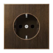 Bestseller Jung ME 1520 N AT Wandcontactdoos met beschermingscontact Messing antiek