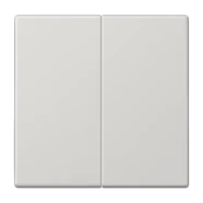 Bestseller Jung LS 1702 LG Stuurafdekking 2-voudig Standaard Lichtgrijs
