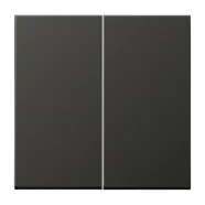 Beperkte Voorraad Jung AL 1702 AN Stuurafdekking 2-voudig Standaard Antraciet (gelakt aluminium)