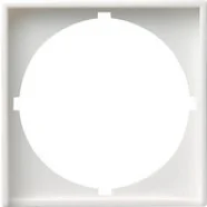 Bestseller Gira 028103 Systeem 55 Adapterraam met ronde uitsparing voor apparaten met afdekking (50 x 50 mm) Zuiver wit glanzend