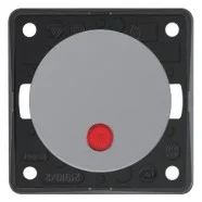 Berker 937522507 Compact Integro Flow Uitschakelaar 2-polig 10 AX met controleverlichting grijs Veilige Betaling