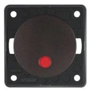 Bestel Nu Berker 937622531 Compact Integro Flow Uitschakelaar 2-polig 12 V= met controleverlichting bruin