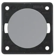 Berker 936712507 Compact Integro Flow Impulsdrukker, maakcontact grijs Gratis Retour