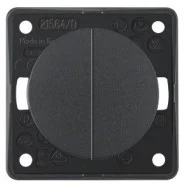 Fabrieksprijs Berker 936752505 Compact Integro Flow Serie-impulsdrukker, 2x maakcontact antraciet