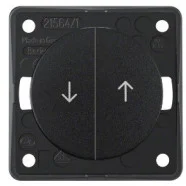 Veilige Betaling Berker 936532510 Compact Integro Flow Jaloezie-impulsdrukker met pijlsymbool zwart