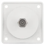 Berker 945812502 Compact Integro Flow Antennewandcontactdoos tv, met F-connector polarwit Beperkte Voorraad