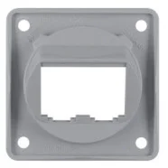 Berker 845582507 Compact Integro Flow Draagplaat 2-voudig voor BTR/E-dat modules grijs Beste Prijs