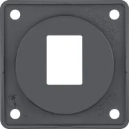 Berker 945572505 Compact Integro Flow Draagplaat 1-voudig voor AMP modulaire jacks antraciet Nieuw