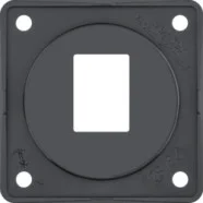 Actieprijs Berker 9455705 Compact Integro Flow Draagplaat 1-voudig voor AMP modulaire jacks zwart