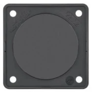 Snelle Levering Berker 945162510 Compact Integro Flow Blindafdekking zwart