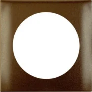 Berker 918272501 Compact Integro Flow Afdekraam 1-voudig bruin mat Lage Prijs
