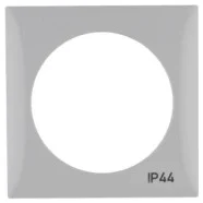 Betrouwbaar Berker 918272597 Compact Integro Flow Afdekraam voor spatwaterdichte installatie 1-voudig grijs
