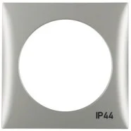 Bestel Nu Berker 918272568 Compact Integro Flow Afdekraam voor spatwaterdichte installatie 1-voudig chroom