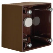 Berker 911512501 Compact Integro Flow opbouwbehuizing hoge uitvoering zonder trekontlasting bruin Seizoensaanbieding