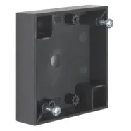 Berker 911522525 Compact Integro Flow Opbouwbehuizing vlak zonder trekontlasting antraciet Hoge Kwaliteit