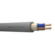 Tijdelijk Beschikbaar Draka 835545D3 VULT Dca 0,6/1kV gy YMvK 2x 1.5 mm² (100 meter)