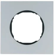 Berker 10112674 R.8 Afdekraam 1-voudig Aluminium Laatste Kans