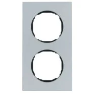Beperkt Aanbod Berker 10122674 R.8 Afdekraam 2-voudig Aluminium