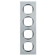 Berker 10142674 R.8 Afdekraam 4-voudig Aluminium Rechtstreeks Van De Fabrikant