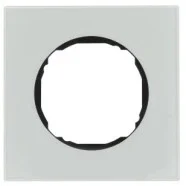 Berker 10112609 R.8 Afdekraam 1-voudig Polarwit Glas Korting
